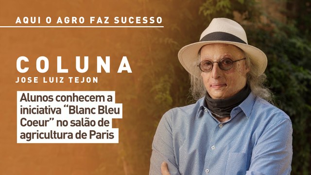Aqui o agro faz sucesso: alunos conhecem a iniciativa Blanc Bleu Coeur no salão de agricultura de Paris