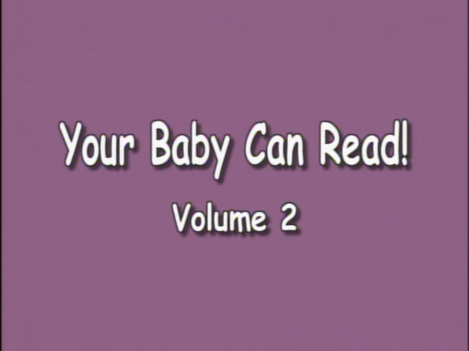 Your Baby Can Read Volume 2 (2003) Opening Intro (HD DVD Rip)