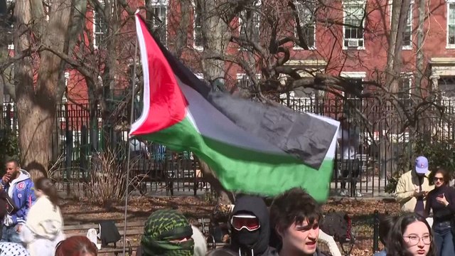 'We're not going to be intimidated,' - protesters in NYC against arrest of Mahmoud Khalil