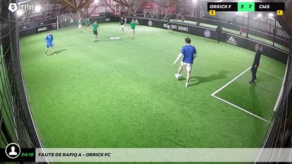 Faute de Rafiq A - Orrick Fc
