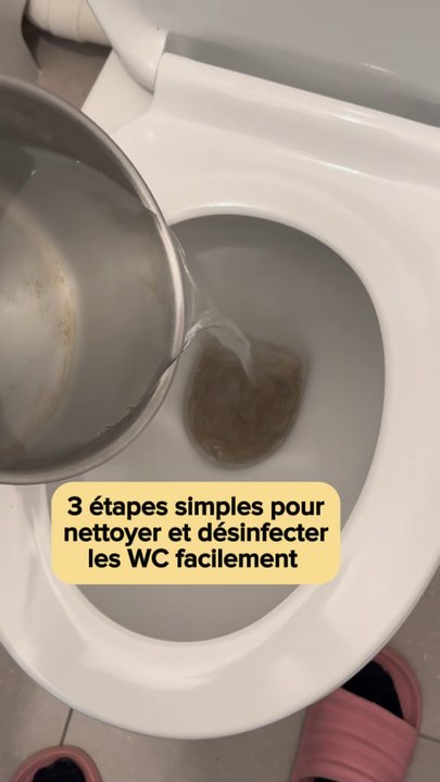 P.UBLlClTE 🛍️ Le LlEN de ces produits est dans ma Bl0 (La Bl0-graphie est le texte de présentation sur ma page d’accueil daily, sous ma photo de profil)😀  3 étapes simples pour nettoyer et désinfecter la cuvette des WC￼ 🚽