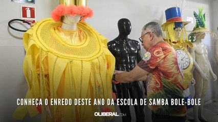 Conheça o enredo deste ano da escola de samba Bole-Bole