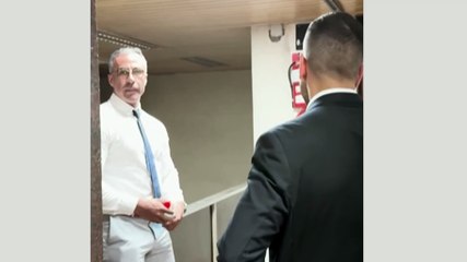 La violenta reacción de Leopoldo Luque a un periodista en el juicio por la muerte a Diego Maradona