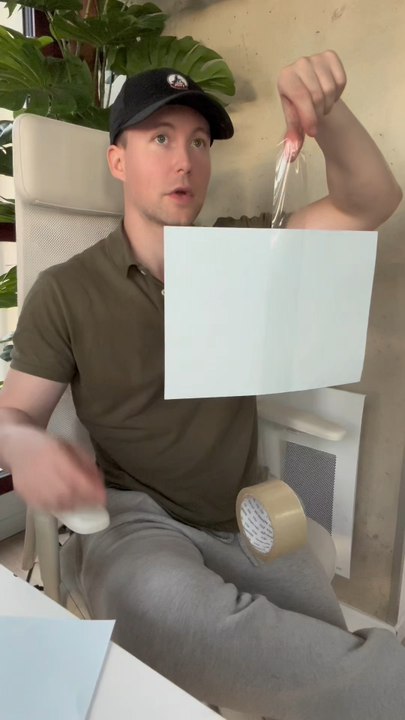 Comment retirer du scotch sur une feuille  la déchirer 📄