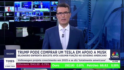Trump vai contra boicote a Musk e pode comprar Tesla como forma de apoio; Felipe Machado analisa