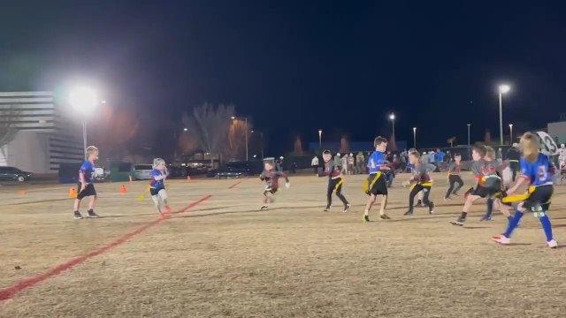 Young Girl Scores Touchdowns in Season-Opening Game