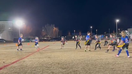 Young Girl Scores Touchdowns in Season-Opening Game