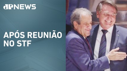 Alexandre de Moraes libera contato entre Bolsonaro e Valdemar Costa Neto