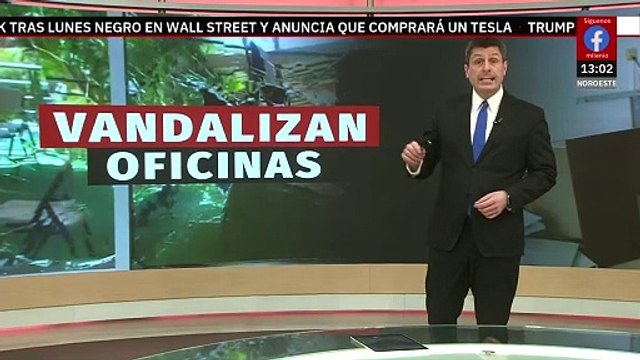 Normalistas de Ayotzinapa vandalizan oficinas centrales de la SEG
