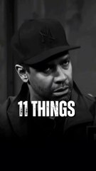 11 Things People Learn Too Late In Life 🌿❤️ Denzel Washington Motivational Quotes #motivation