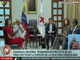 AN trabajará en la creación de un proyecto de ley para proteger la función de la Cruz Roja venezolana