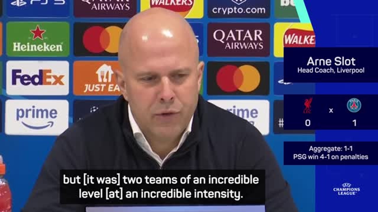 'The best game I have ever been involved in' - Slot on Liverpool's Champions League exit