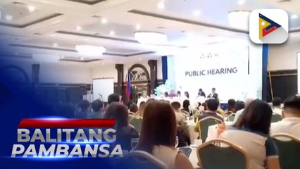 Public hearing para sa hiling na taas-sahod ng mga minimum wage earner sa Bicol Region, natapos na