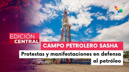 Gremios en Ecuador protestaron por venta del campo petrolero Sasha