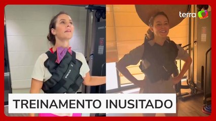 Paolla Oliveira revela como treinou para aguentar o peso da fantasia no carnaval deste ano