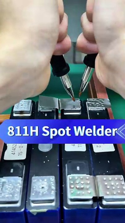 811H Spot welder can weld 0.25mm nickel sheet.