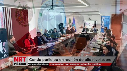 Censia participa en reunión de alto nivel sobre vacunación con enlaces del sector público