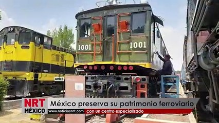 México preserva su patrimonio ferroviario con un centro especializado