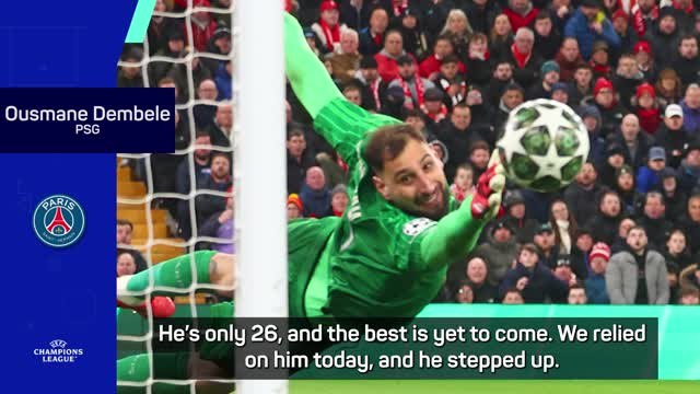 Donnarumma shines in team effort - PSG players delighted to knock out Liverpool