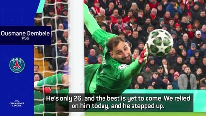 Donnarumma shines in team effort - PSG players delighted to knock out Liverpool