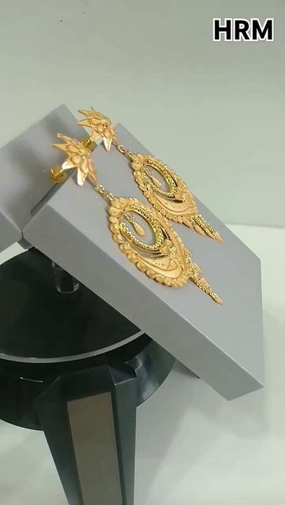 HRM golden earrings