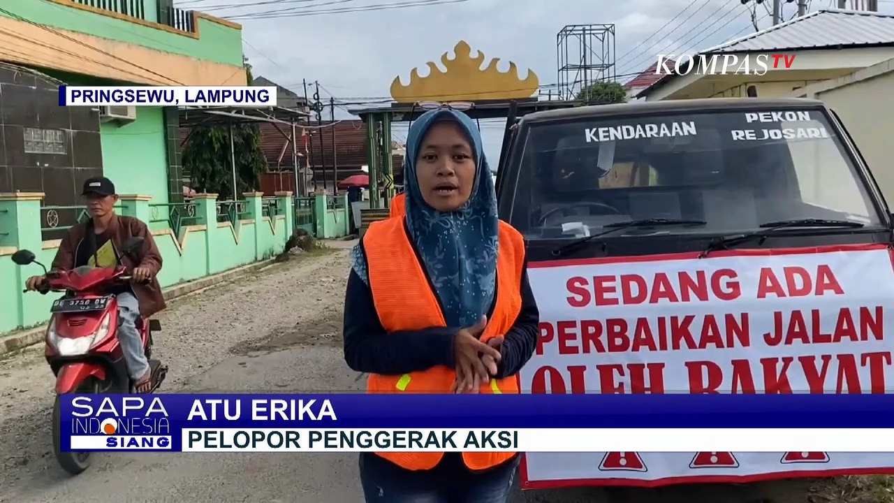 Aksi Swadaya Pemuda Perbaiki Jalan Rusak, Warga Berharap Ada Keterlibatan Pemkab