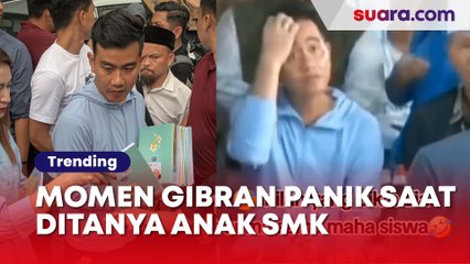 Momen Lawas Gibran Panik Ditanya Anak SMK soal IKN Viral Lagi, Warganet: Jadi Trauma Diskusi?