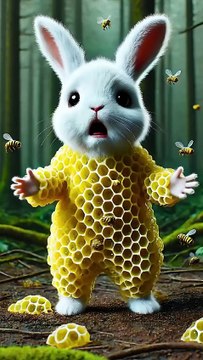 Why is our little rabbit like this? 🐰 #RabbitRescue #CuteAnimals #AnimalRescue-7677