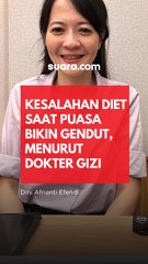 Kesalahan Diet saat Puasa Malah Bikin Gendut