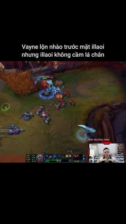 Vayne lộn nhào trước mặt illaoi nhưng illaoi không cầm lá chắn #vayne #illaoi #lienminhhuyenthoai #leagueoflegends