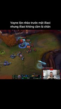 Vayne lộn nhào trước mặt illaoi nhưng illaoi không cầm lá chắn #vayne #illaoi #lienminhhuyenthoai #leagueoflegends