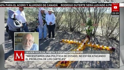 "México, un campo de exterminio al aire libre": Javier Sicilia
