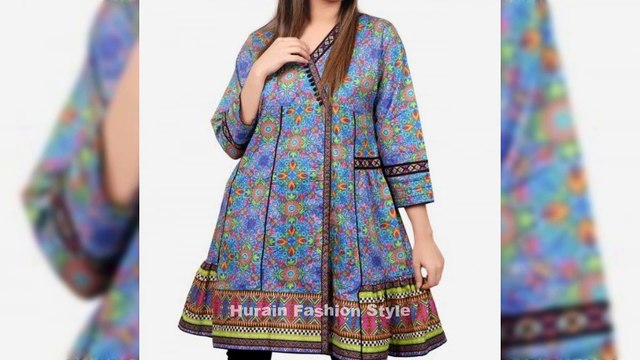 Stylish Lawn Frocks Designs For Summer Season//Lawn Frock Design For Girls