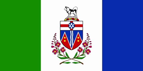Flag of Yukon Territory. Bendera Wilayah Yukon. Yukon Territory Flag. Flag of Yukon. Bendera Yukon. Yukon Flag. Bendera Teritori Yukon.