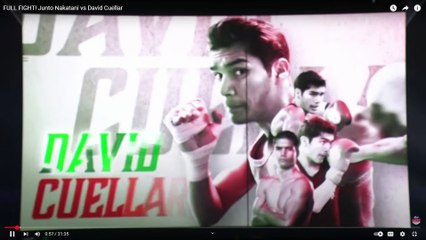 Junto Nakatani vs David Cuellar full fight