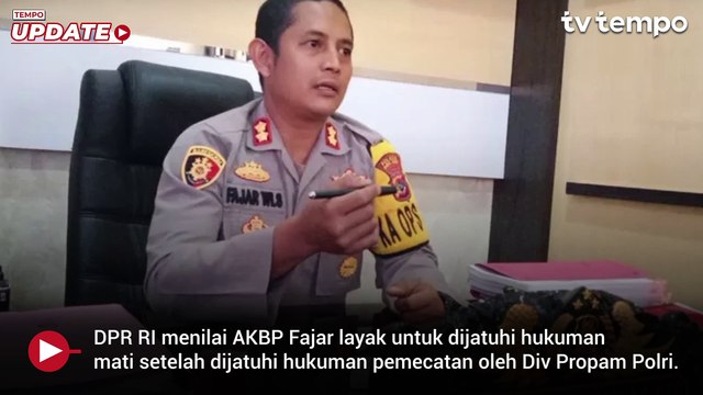 DPR Usul Kapolres Ngada AKBP Fajar yang Cabuli Anak-anak dan Terlibat Narkoba Dihukum Mati