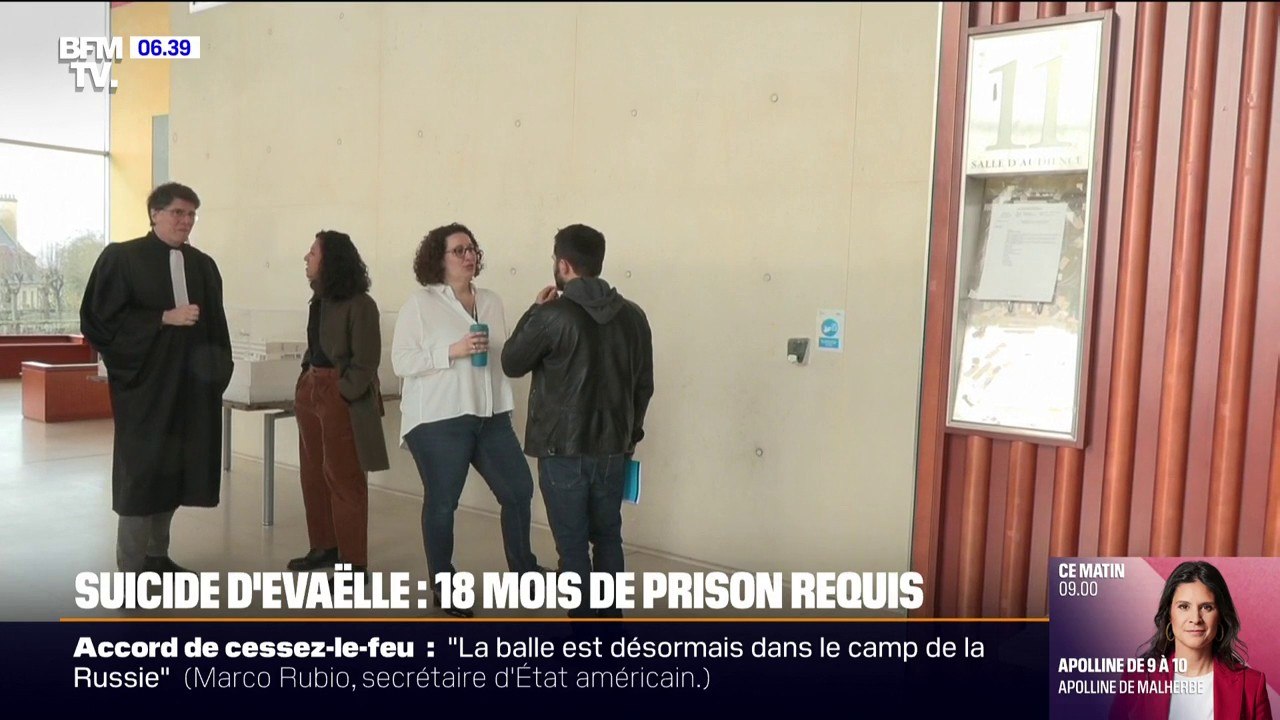 Suicide d'Evaëlle: 18 mois de prison avec sursis requis à l'encontre de l'enseignante jugée pour harcèlement moral