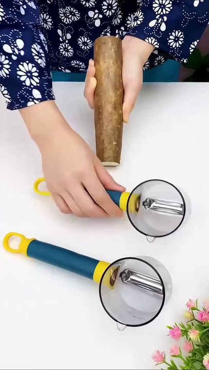 🥕🍏 2-in-1 Fruit & Vegetable Peeler with Storage | Easy & Mess-Free Peeling