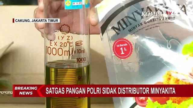 [FULL] Detik-Detik Satgas Pangan Polri Sidak hingga Cek Isi Takaran Minyakita di Distributor Cakung