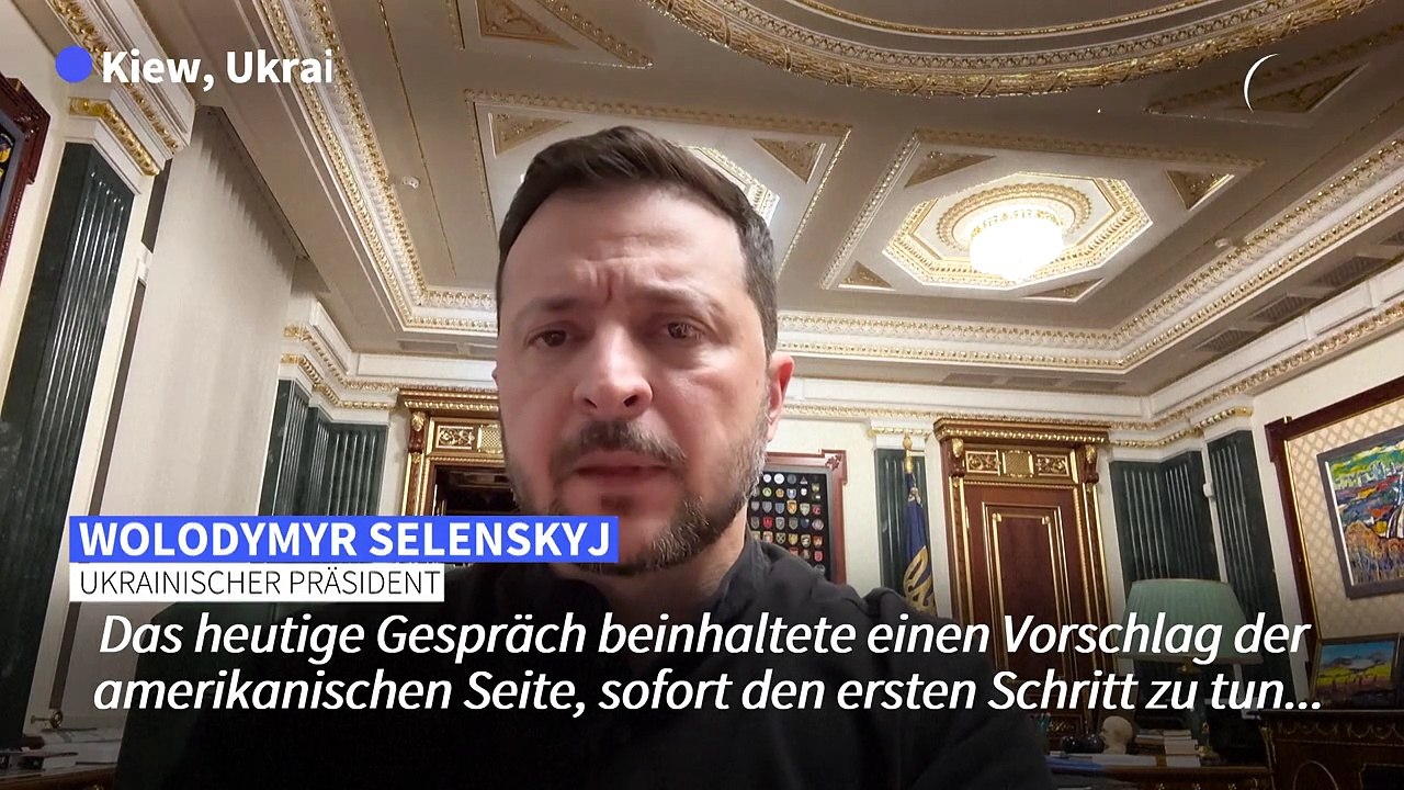 Kiew unterstützt US-Vorschlag für Waffenruhe