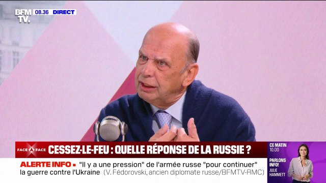 Il y a une pression de l'armée russe pour continuer la guerre contre l'Ukraine, estime l'ancien diplomate russe Vladimir Fédorovski