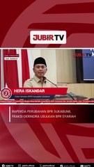 Raperda Perubahan BPR Sukabumi, Fraksi Gerindra Usulkan BPR Syariah