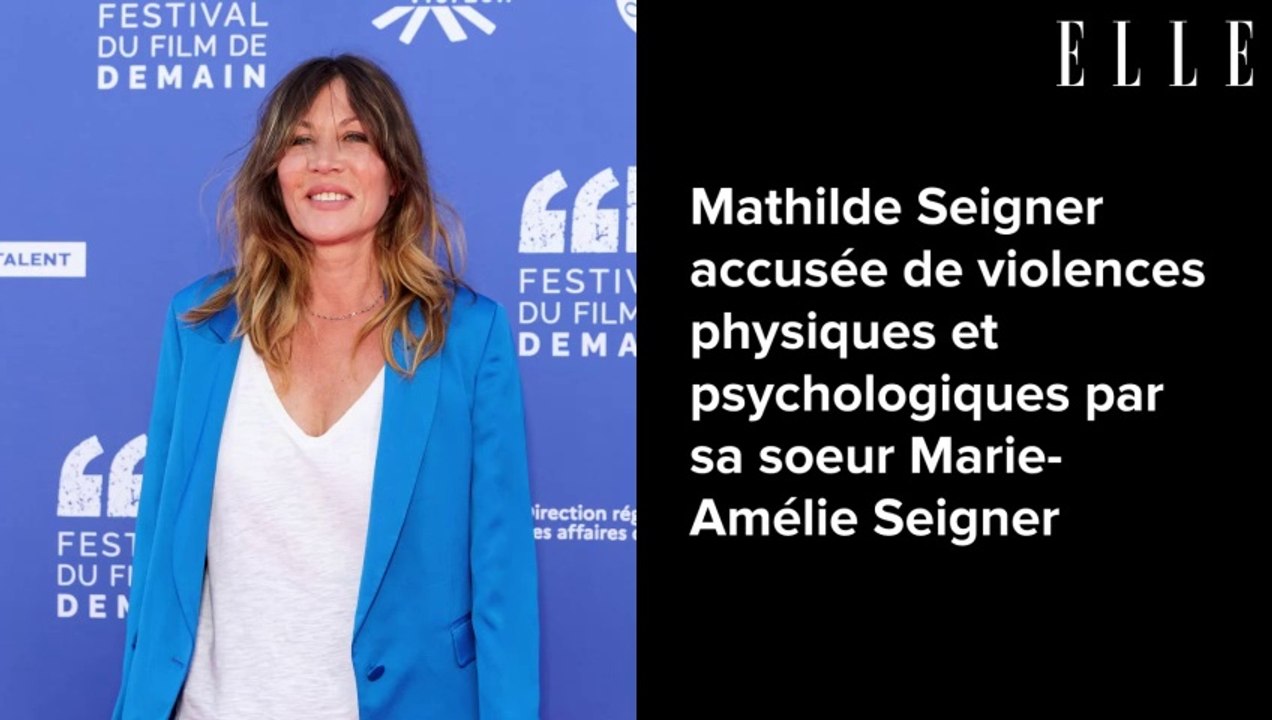 Mathilde Seigner accusée de violences physiques et psychologiques par sa soeur Marie-Amélie Seigner