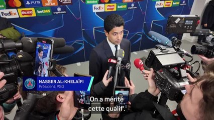 PSG - al-Khelaïfi : “On a mérité, j’ai dit avant le match que c’était notre soir !”