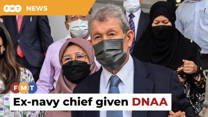 Ex-navy chief given DNAA for LCS-linked CBT charges