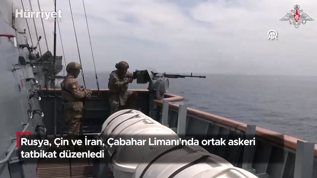 Rusya, Çin ve İran, Çabahar Limanı'nda ortak askeri tatbikat düzenledi