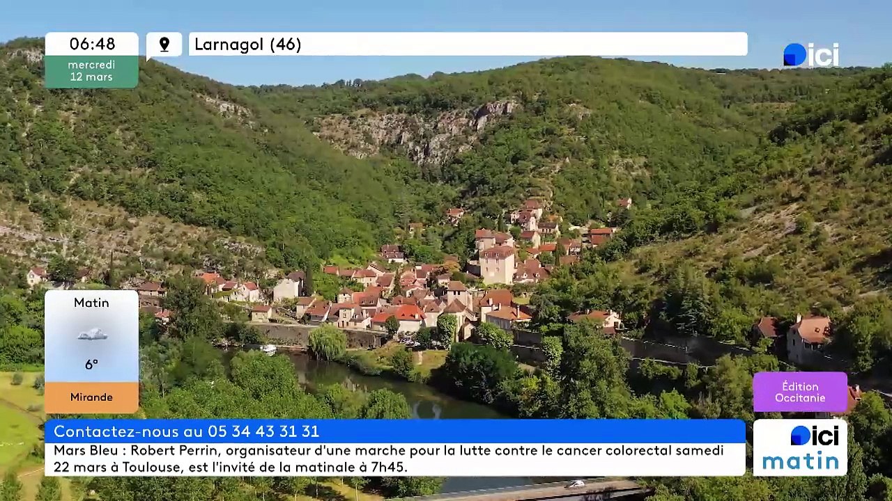 12/03/2025 - ici matin par ici Occitanie en vidéo