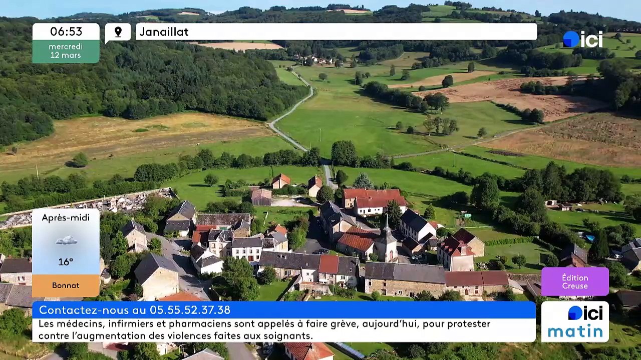 12/03/2025 - ici matin par ici Creuse en vidéo