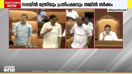 ലഹരിക്കേസിനെ ചൊല്ലി നിയമസഭയിൽ പ്രതിപക്ഷവും കായിക മന്ത്രി വി.അബ്ദുറഹമാനും തമ്മിൽ തർക്കം