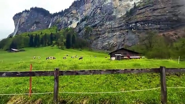 Lauterbrunnen 4K Rainy - Switzerland